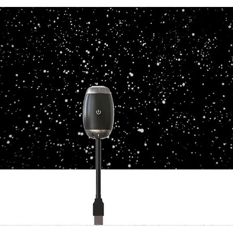 Projecteur de ciel étoilé USB - Lampe LED HD galaxie double usage pour voiture/chambre, projecteur de ciel romantique (1/5)