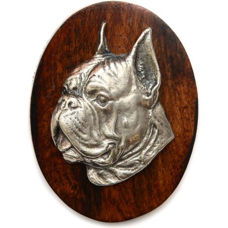 Boxer, Boxer II: broche para exposición canina, clip para número de inicio, insignia para perro de Art-Dog (1/4)