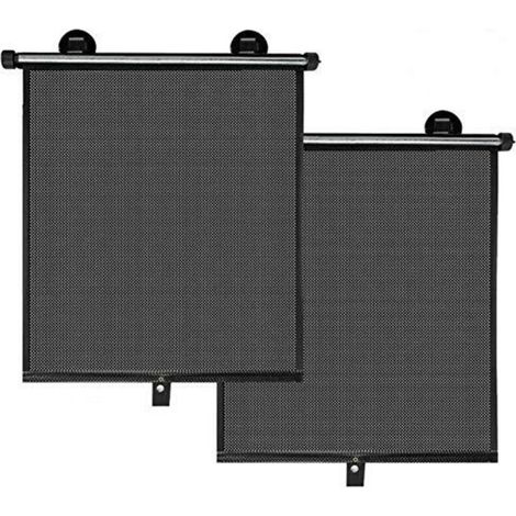 [NEVER USED] Car Window Shutters, Car Sunshades Shield Visor, Rear Side Window Covers, Retractable Car Side Window Sunshade Shield Cover Roller Curtain Visor, 40  60 cm (1/4)