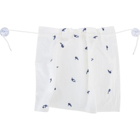 Store Whales Store Embroidered Sunshade Curtain for Car Window Sun Protection Heat Blocking Whale (1/5)