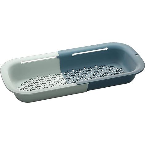 Collapsible Kitchen Colander, Collapsible Strainer Basket, Collapsible Colander, Plastic Fruit Vegetable Drainer, Kitchen Drain Basket, with Hanging Holes, for Draining Water (1/5)
