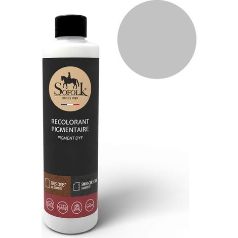 Peinture Cuir/Simili-Cuir (125ml, RAL 7035) - SOFOLK - Entretien pour Siège et Volant de Voiture, Canapé, Chaussure (1/5)