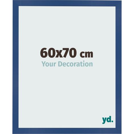 yd. - Cadre photo 60x70 - Bleu Fonce - MDF - Bologna (1/5)