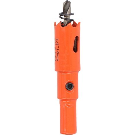 Scie Cloche Bi-métal Scie Cloche HSS avec Mandrin pour Bois et Métal(5/8in (16mm)). (1/5)