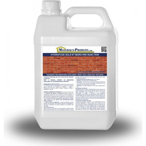 Hydrofuge sols et murs par injection - 20 L Incolore - MATPRO