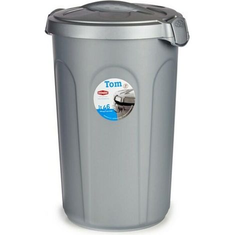 Kerbl Futtercontainer grau 46 Liter für Hunde