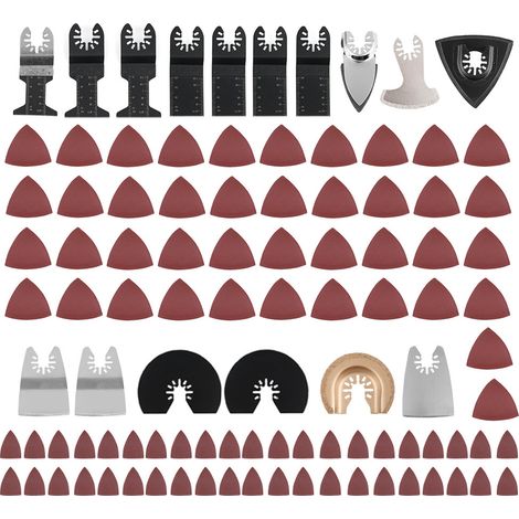 100 lames de scie plongeante de haute précision pour outil multifonction oscillant universel (1/5)