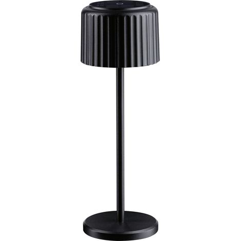 Paulmann Solar-Akku-Tischleuchte Else schwarz 30,5 cm warmweiß Dekorative Leuchten (1/3)