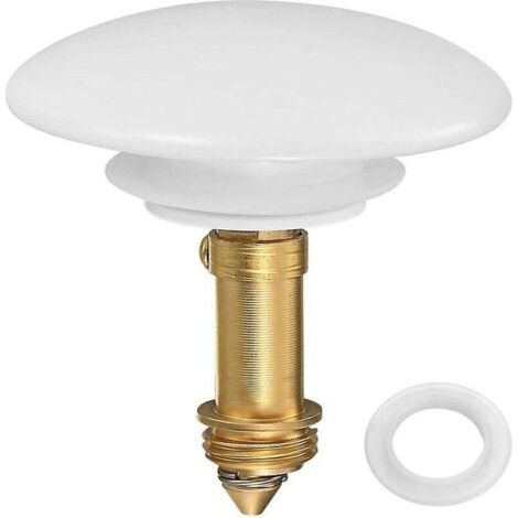 Bouchon de lavabo à ressort en laiton - Salle de bain (1/4)