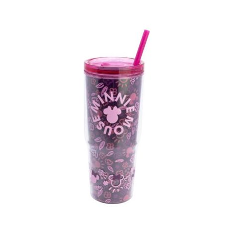 Taza Termo con Tapa Minnie Mouse Cherrylicious 860 ml
