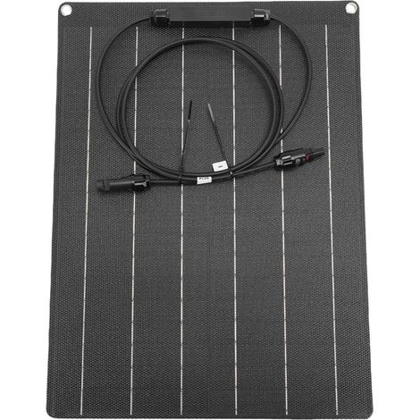 Ortviai Panneau Solaire Flexible 30 W 18 V en Silicium Monocristallin ETFE pour Batterie 12 V (1/5)