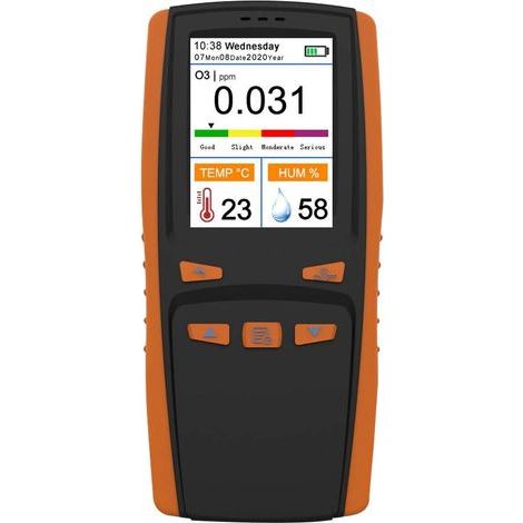 Tragbarer Ozonanalysator, multifunktionales Ozonmessgerät zur Erkennung von Luftverschmutzung