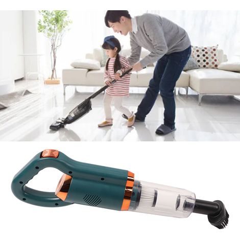 Aspirateur multifonctionnel pour voiture et maison, aspirateur portatif sans fil, vert (1/5)