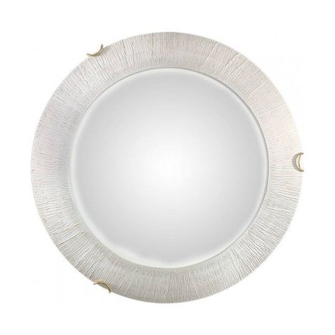 Kolarz MOON - Plafonnier encastré simple en verre Lifestyle Or - Fini blanc soleil, 2x E27 (1/5)