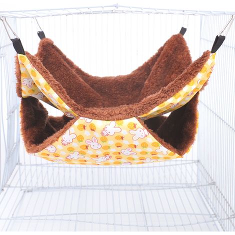 Gabbie invernali per piccoli animali, letti a castello a forma di amaca, letti per petauri dello zucchero, nidi per uccelli, nidi per criceti - 3535 cm (1/5)