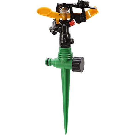 Épandeur à gazon réglable avec buse longue portée, pulvérisateur de jardin rotatif-AquaForge (1/5)