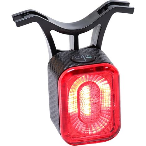 Fanale posteriore per bicicletta/luce di segnalazione per la guida - fanale posteriore con freno ricaricabile (1/5)