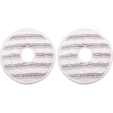 Lot de 2 têtes de vadrouille de Rechange pour Spin and Clean Mop Recharge de vadrouille en Microfibre Lavable pour Le Nettoyage des sols (1/4)