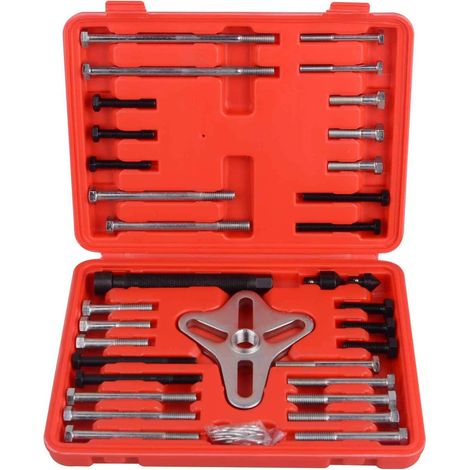 46-piece Universal Steering Wheel Puller Harmonic Balancer Car Steering Wheel Removal Tool (1/5)