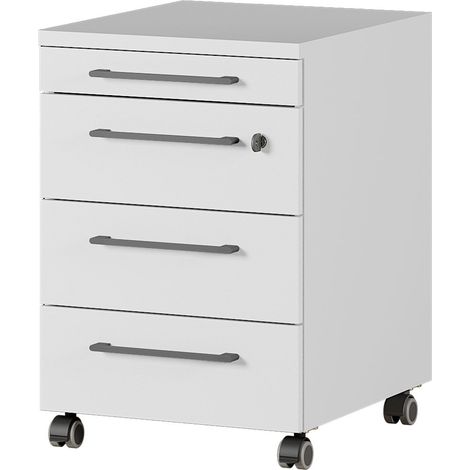 Caisson de bureau moderne gris Hacienda (1/5)