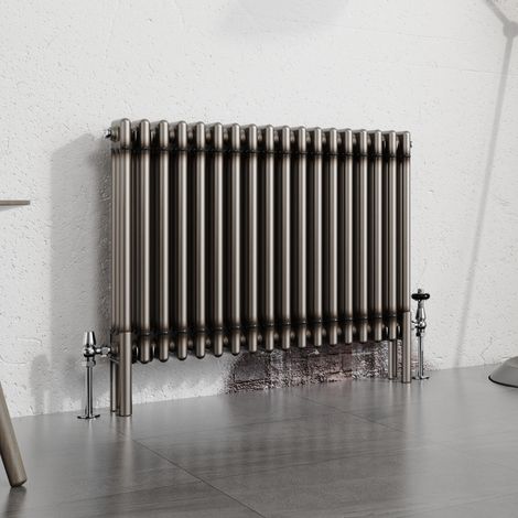 Warmehaus Traditional Radiator Raw Metal 600x832mm Triple Column (1/5)