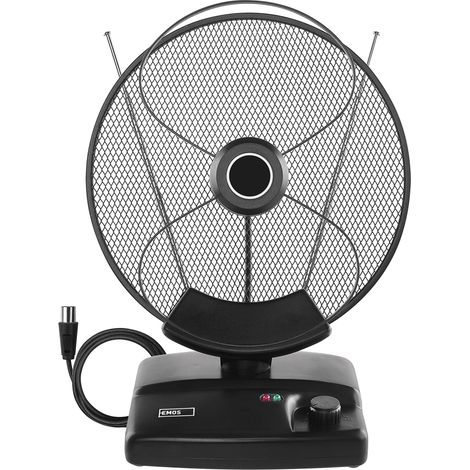 Antenne d'intérieur Design J0705, antenne intérieure numérique Active pour réception DVB-T, DVB-T2, Dab, avec Filtre LTE/5G intégré et amplificateur (1/5)