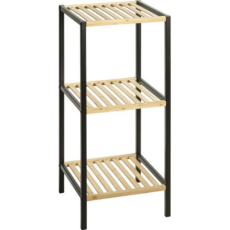 Étagère 3 Niveaux en Bambou "Timmy" 81cm Naturel (1/5)