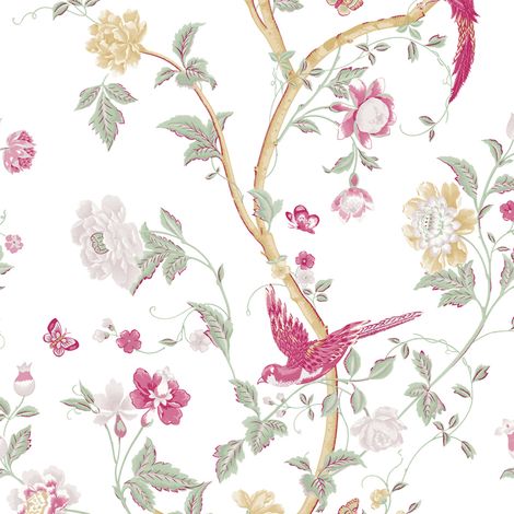 Laura Ashley Vliestapete Summer Palace 10mx52cm (1/5)