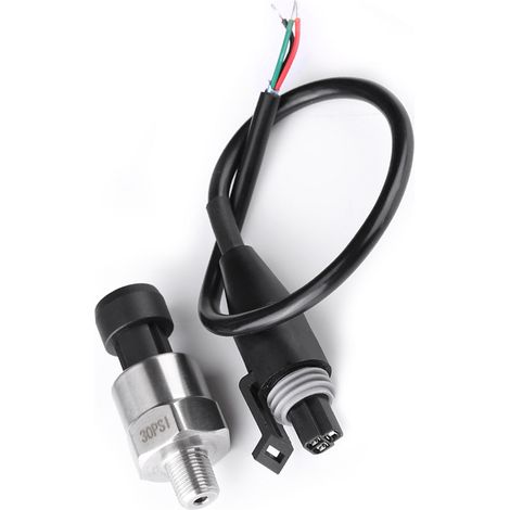 Transducteur de pression, émetteur, capteur en acier inoxydable pour huile, carburant, air et eau (30 PSI) (1/5)