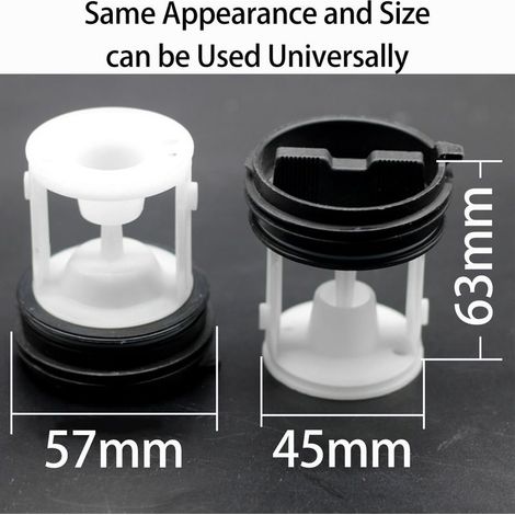 Ersatz-Flusenfilter für Bauknecht Whirlpool Waschmaschine 481248058385 (1/5)