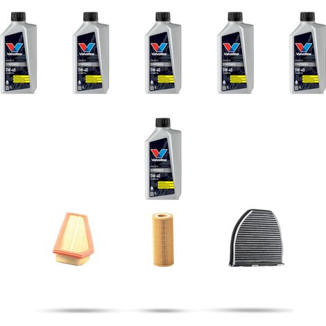 Kit tagliando 3 FILTRI e 6L OLIO compatibile con Mercedes E Coupe Cabrio (A207,C207) 250 CGI 150kw dal 2009 (1/5)