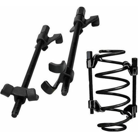 TRADE SHOP - Set 2 Compressori Molle Smontaggio Ammortizzatori 35 Cm 355 Mm Smonta Comprimi -