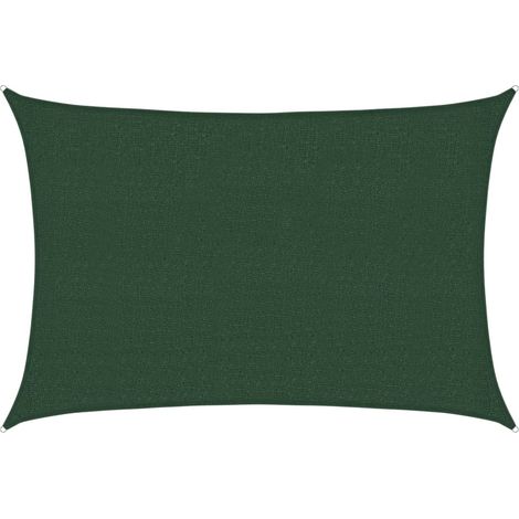 Maison Exclusive - Vela Parasole 160 g/m² Verde Scuro 2,5x3,5 m in HDPE