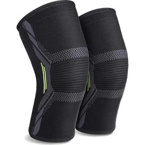 Genouillère de sport - Genouillère pour hommes/femmes, genouillère de compression élastique de qualité médicale pour le mouvement, la course à pied, les déchirures du ménisque, l'arthrite (1/5)