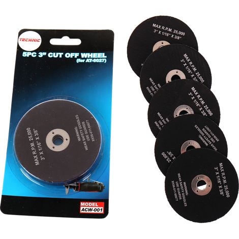 DISCHI ABRASIVI PER TAGLIO METALLO FORO 75 MM 10 MM SET DA 5 (1/2)