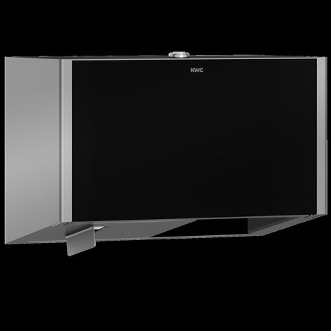 KWC Wc-doppelrollenhalter, EXOS, Edst, 280x193x147 mm, AP, Front ESG Schwarz (1/2)
