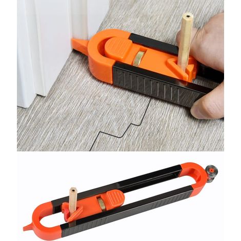 Outil de traçage de contour précis Duplicateur de profil de mesure d'angle pour le travail du bois (1/5)