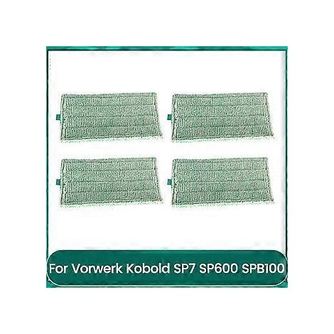 4er-Pack Wischmopptücher für Vorwerk Kobold SP7, SP600 und SPB100 Staubsauger – Ersatz für Mikrofasertücher (1/5)