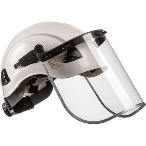Kit de protección con casco Climber y visor Superface Combi                 Kit Superface Combi
