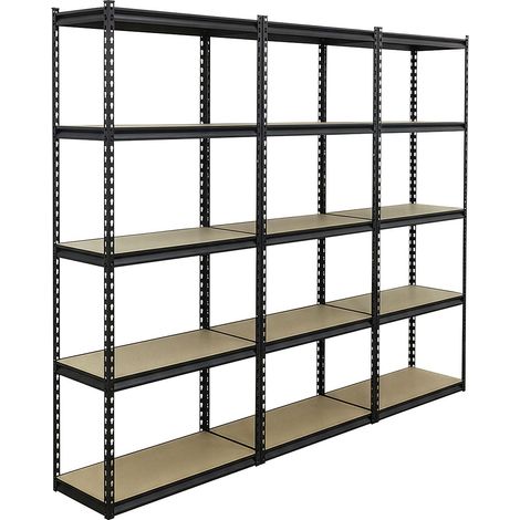 Sealey AP900RCOMBO1 Racking Unit with 5 Shelves 340kg Capacity Per Level - Set of 3