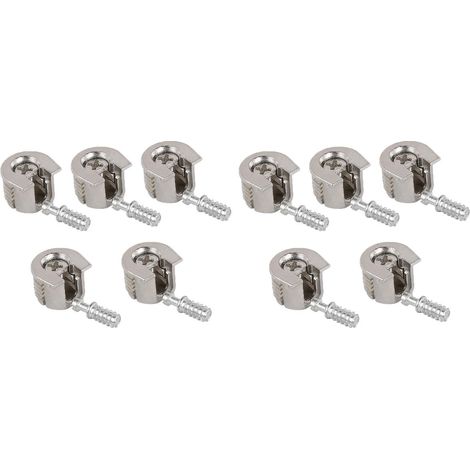 2 Ensembles Connecteurs De Meuble Pour Raccordement De Panneaux De Stabilisation Pour Armoires Étagères Mobilier 5 Pièces 2