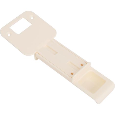 Butée de chatière en ABS, rétractable et réglable, pour chatière, compatible avec les chiens, station d'alimentation et bac à litière. (1/5)