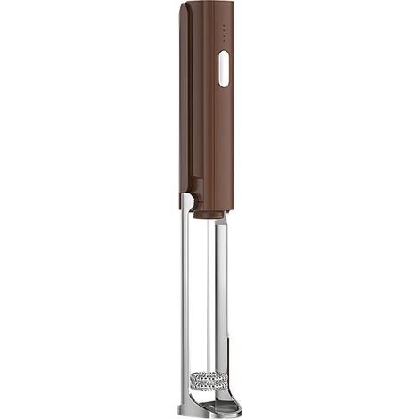 Montalatte elettrico ricaricabile, 10000 giri/min, 3 velocità, frusta in acciaio inox 304, pieghevole, design compatto per latte macchiato e panna. (1/5)