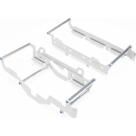 PROTECTORES DE RADIADOR DE ALUMINIO CROSSPRO MODELO LIGHT (PARA MOTOCICLETA CON VENTILADOR) KTM EXC '17-'18, EXCF '17-'19, HUSQVARNA TE/FE '17-'19 COLOR PLATA