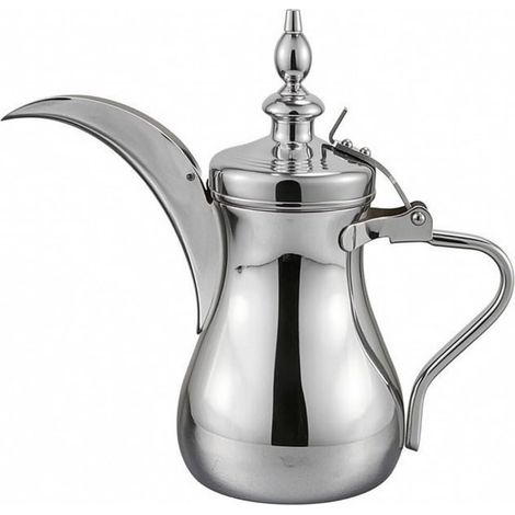 Oriental Coffee Maker, Stovetop Safe, 900ml, Chrome (1/5)