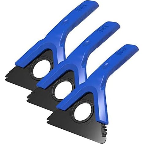Lot de 3 grattoirs à glace pour pare-brise de voiture, pelle dégivreuse, dégivreur, outil de nettoyage et de grattage (1/5)