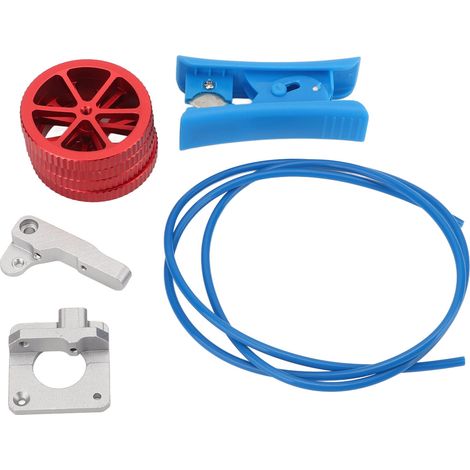 Extrudeuse en alliage d'aluminium, coupe-tubes PTFE, ressort de nivellement, kit de roues, accessoires pour imprimante 3D (1/5)