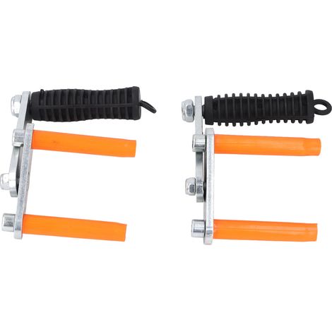 Lot de 2 pinces de levage portables pour panneaux, outils de manutention et de levage pour cloisons sèches, verre, carrelage et contreplaqué (1/5)