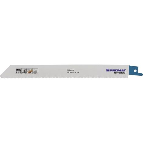 Säbelsägeblatt L.180mm Bi 4Z./Zoll flex. PROMAT 5St./VE