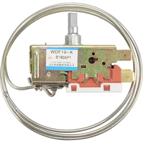 Interrupteur de thermostat de réfrigérateur WDF19-K compatible avec les réfrigérateurs Siemens, pièce de rechange pour contrôleur de température de réfrigérateur. (1/5)